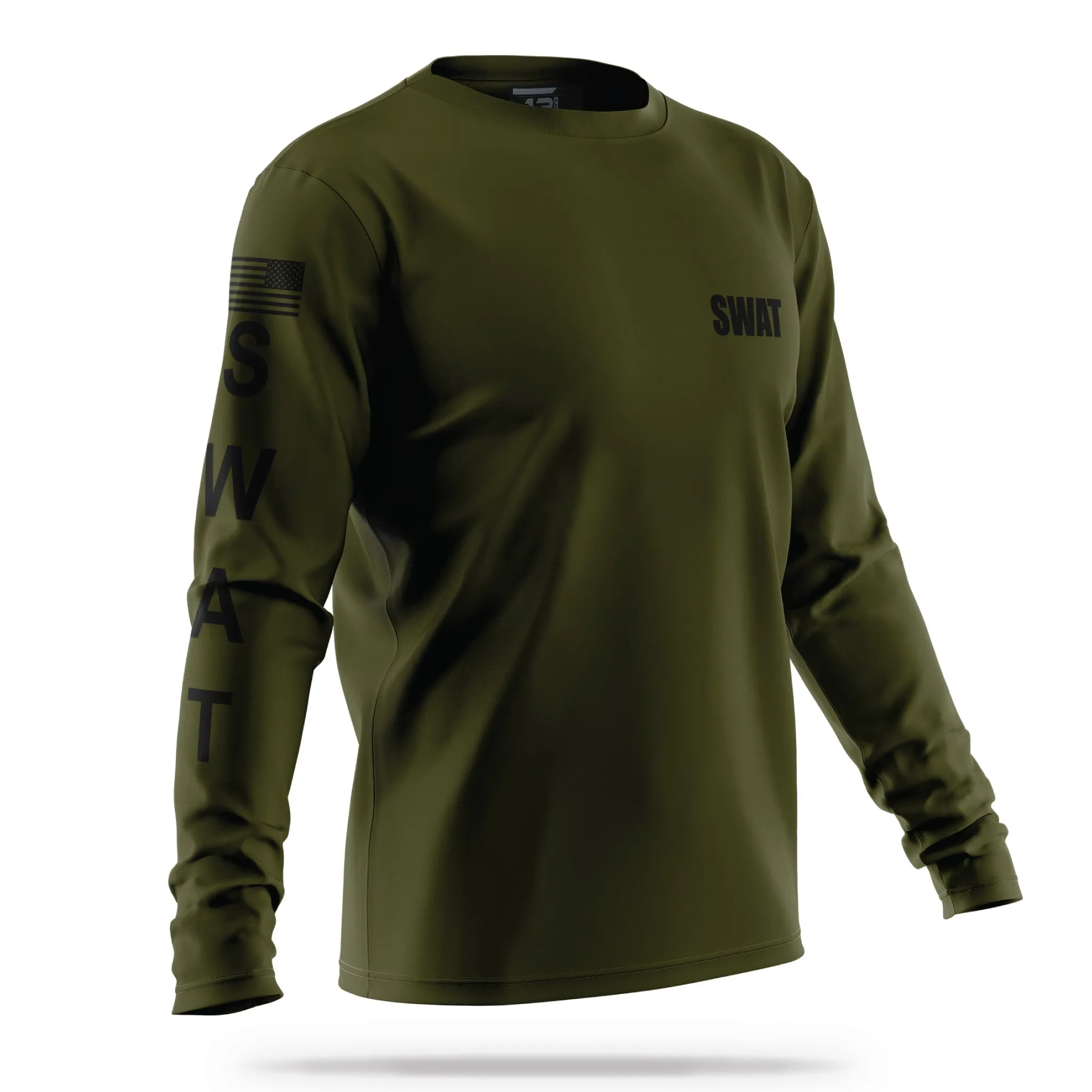 [SWAT] Men's Performance Long Sleeve [GRN/BLK]