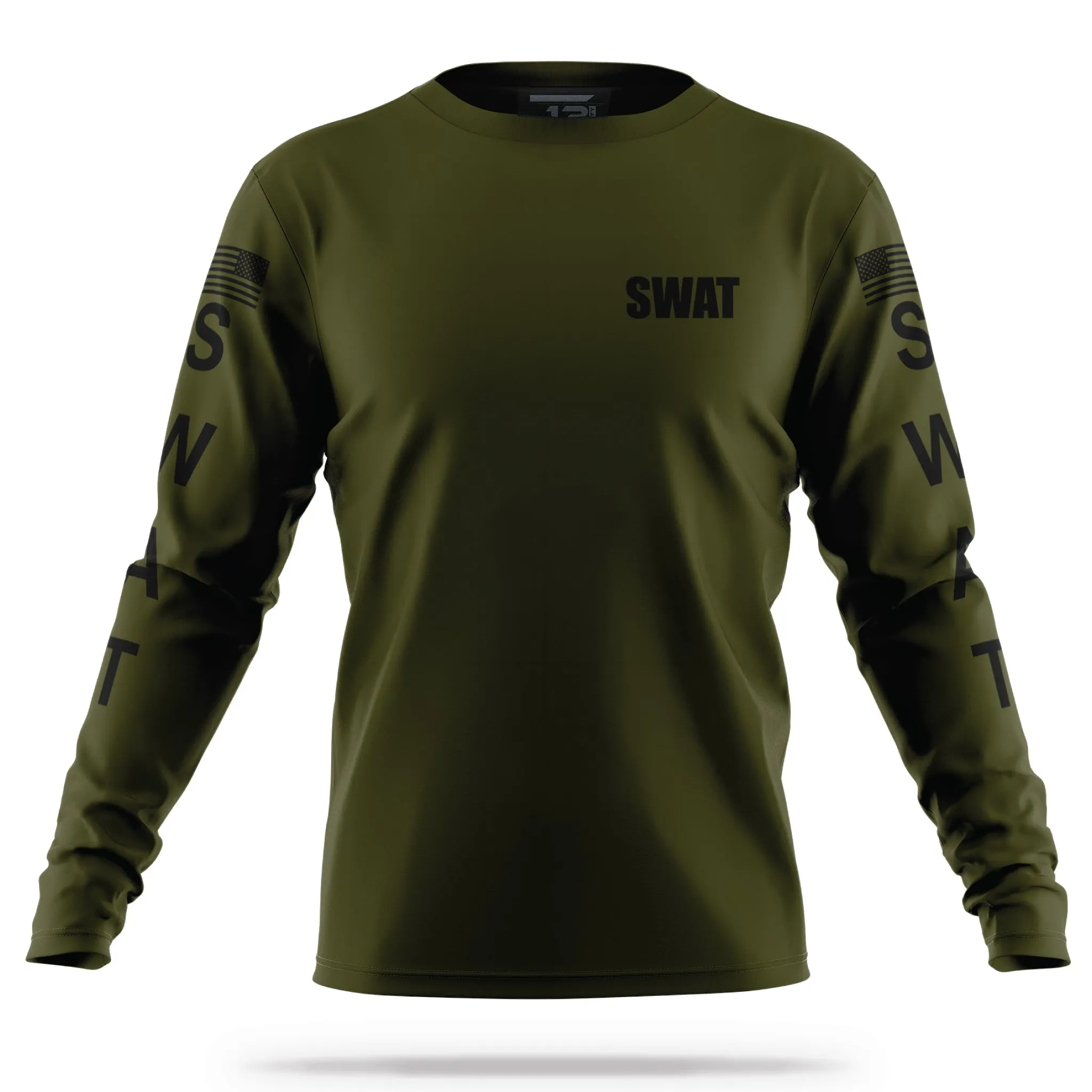 [SWAT] Men's Performance Long Sleeve [GRN/BLK]