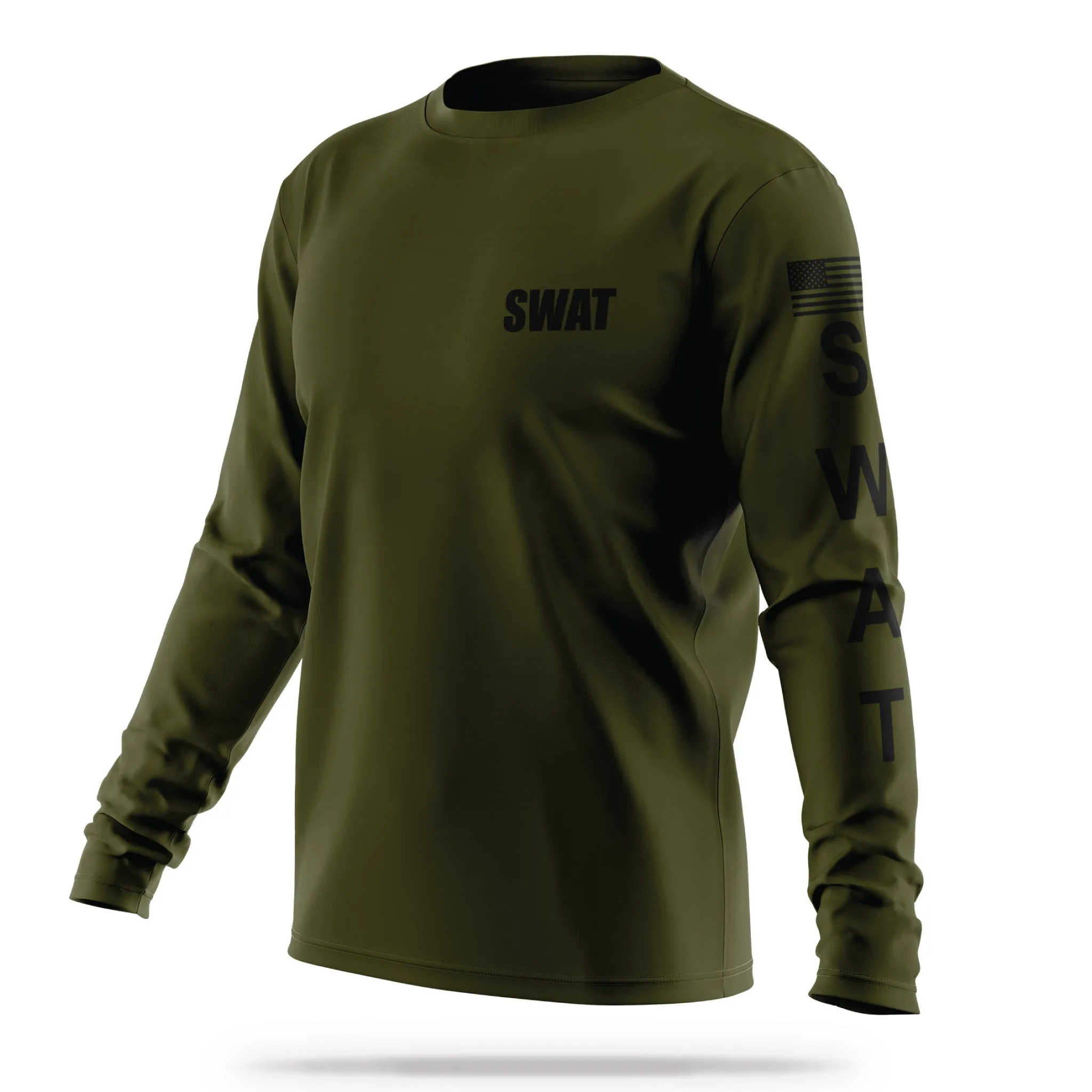 [SWAT] Men's Performance Long Sleeve [GRN/BLK]