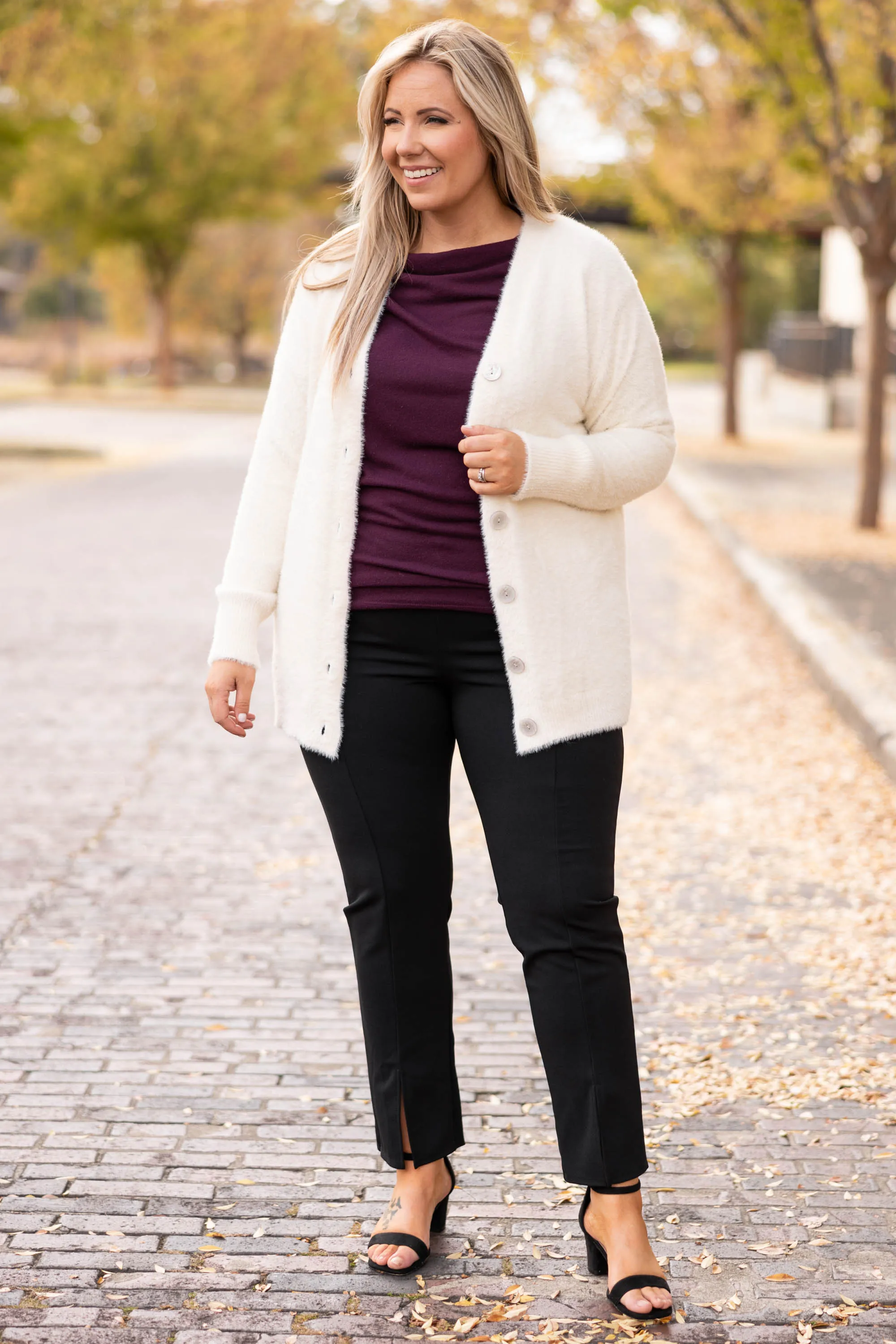 Sweet Excitement Cardigan, White