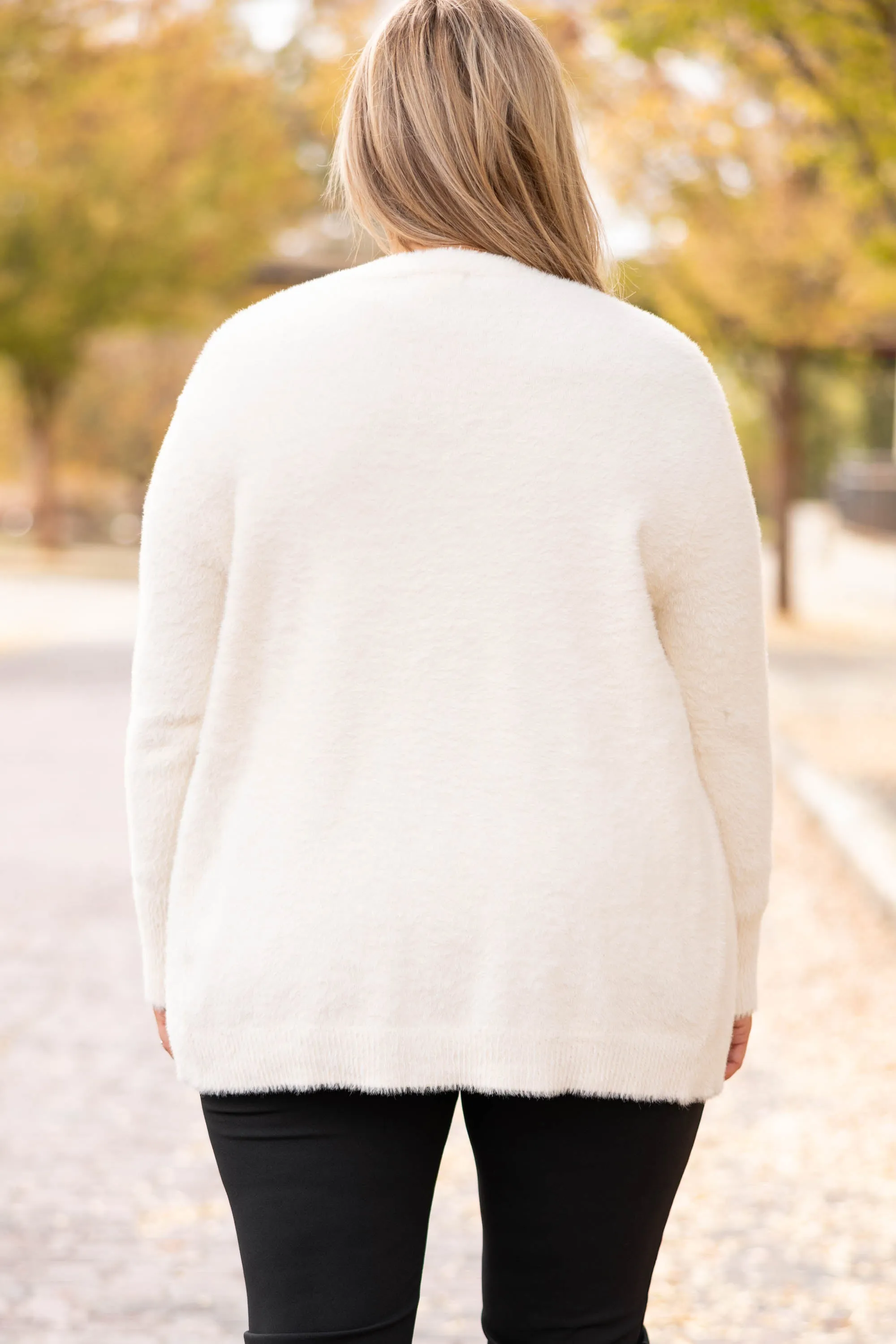 Sweet Excitement Cardigan, White
