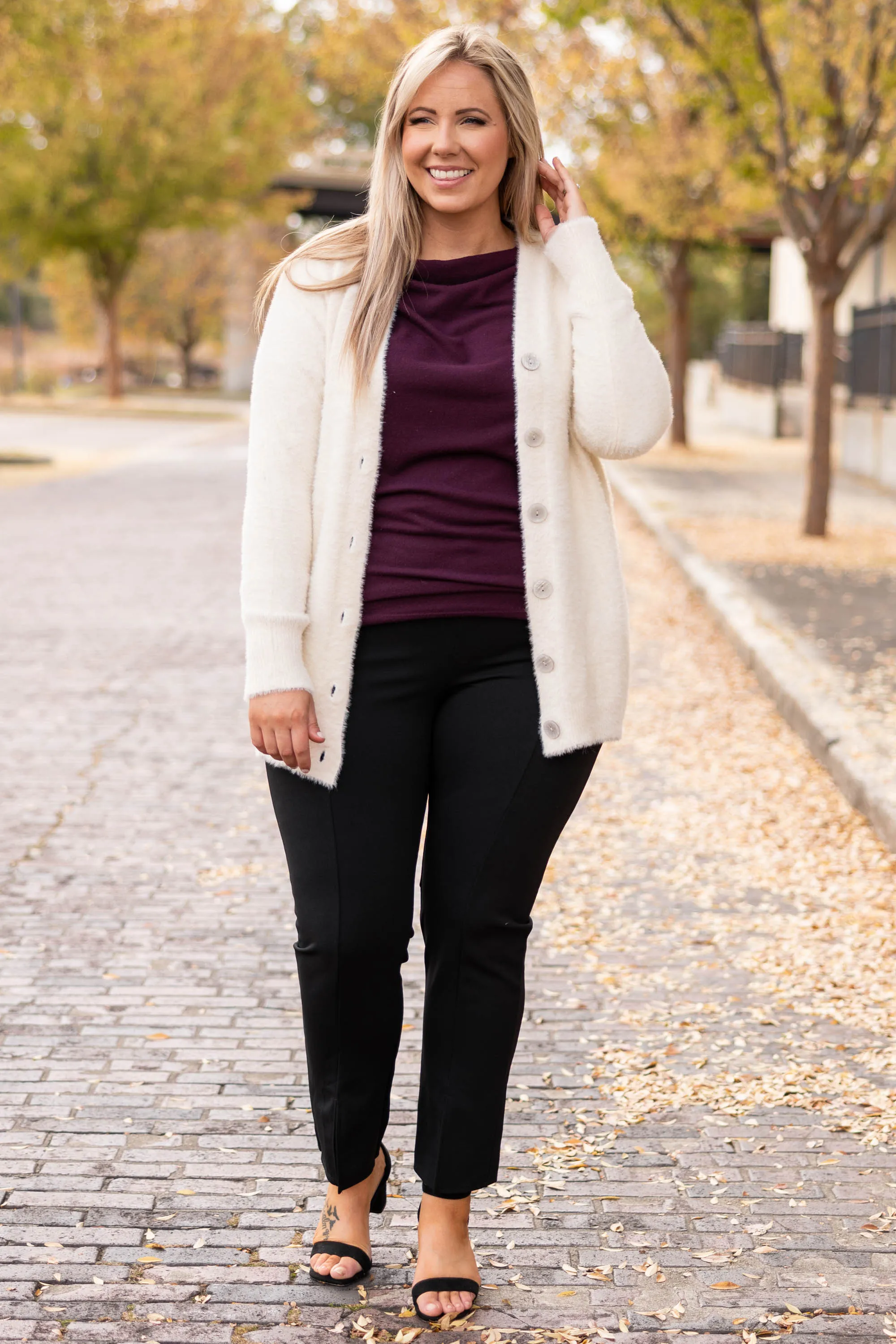 Sweet Excitement Cardigan, White