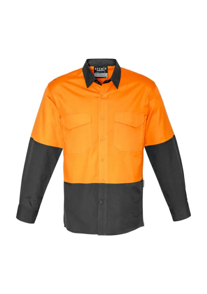 Syzmik ZW128 Mens Cooling Hi-Vis Spliced L/S Shirt