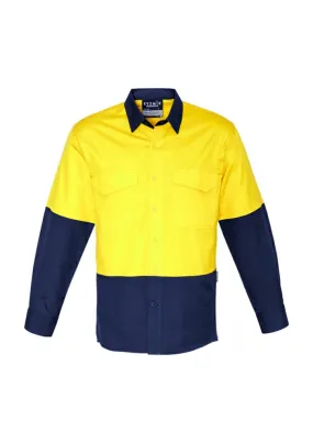 Syzmik ZW128 Mens Cooling Hi-Vis Spliced L/S Shirt