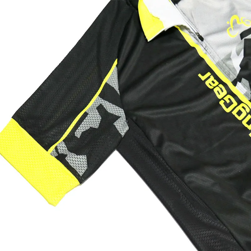 T Red Retro Short Sleeve Cycling Jersey