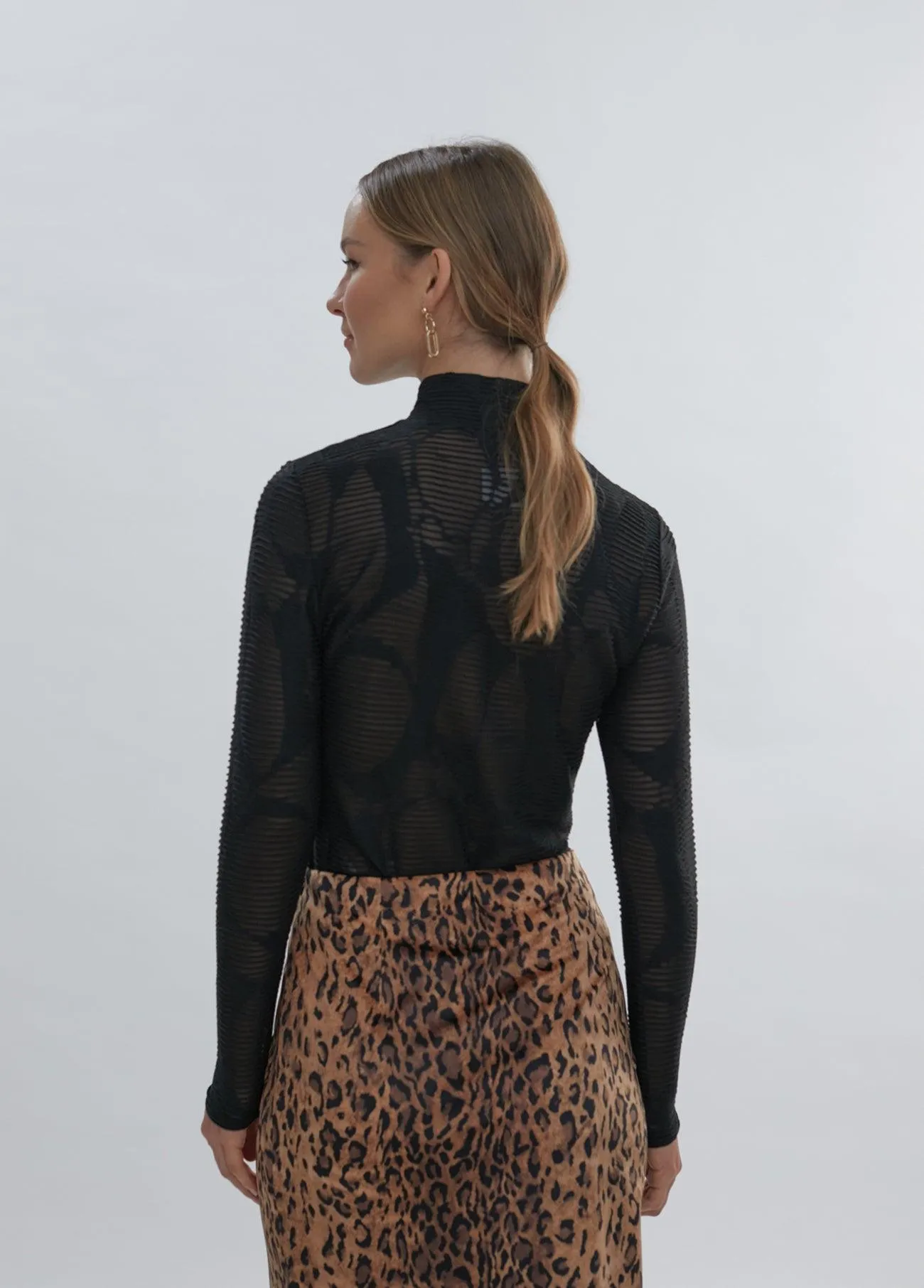 Textured T-shirt