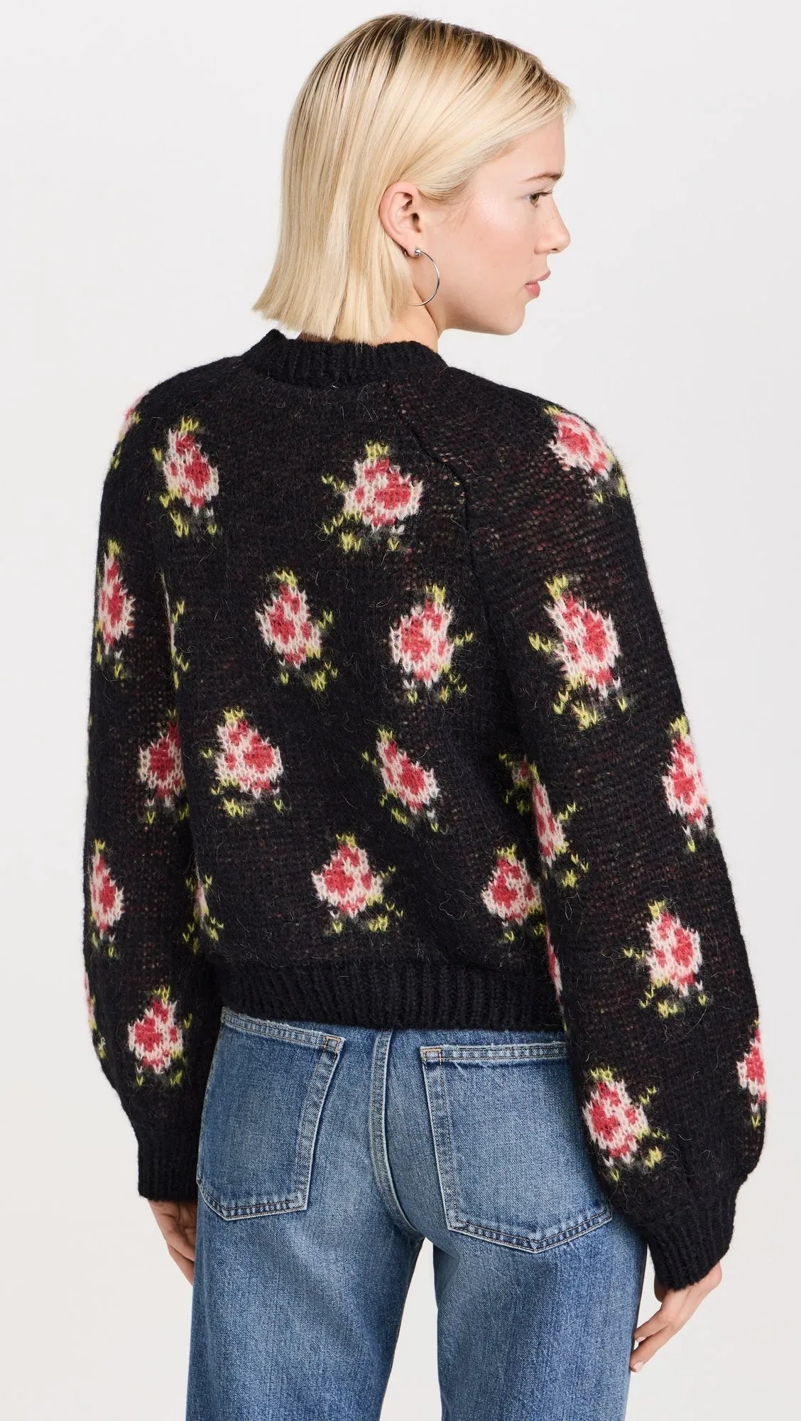 The Carousel Cardigan - Black Heirloom