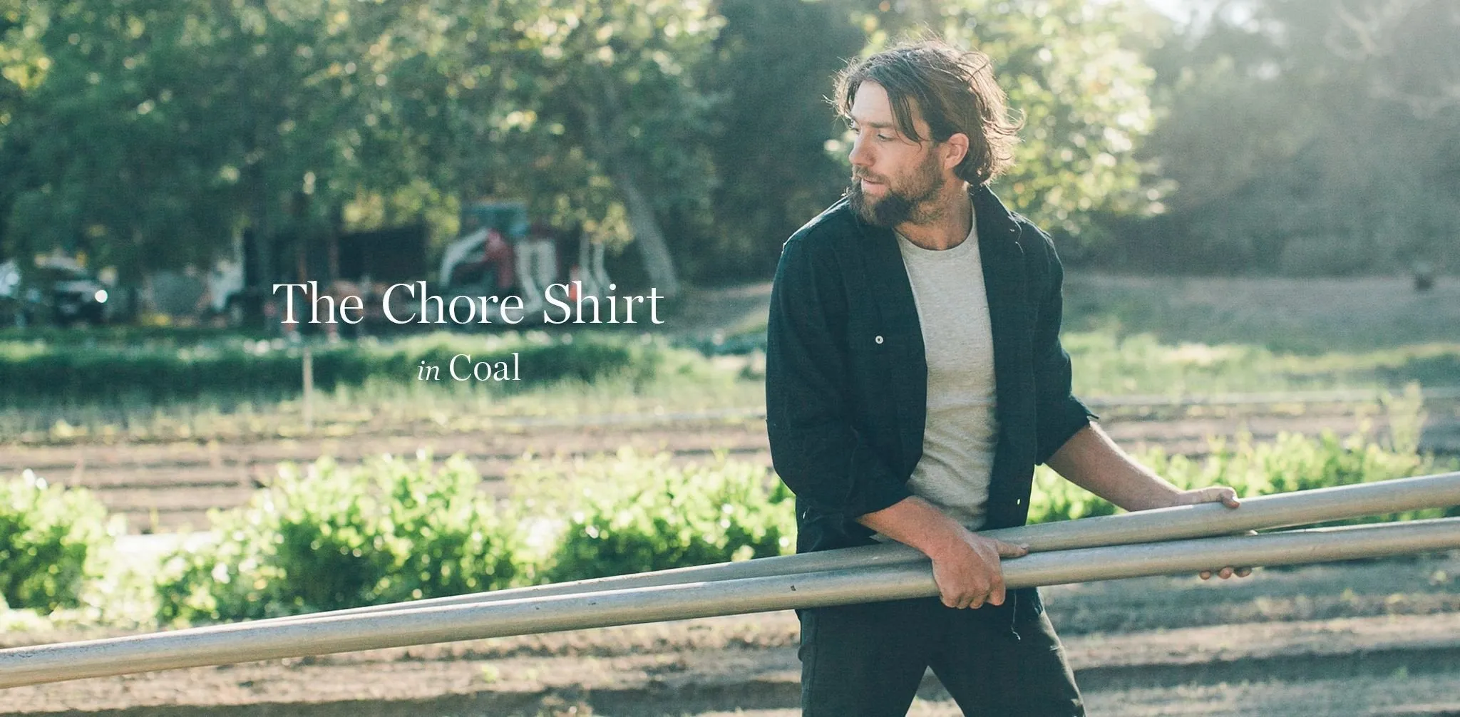 The Chore Shirt in Coal