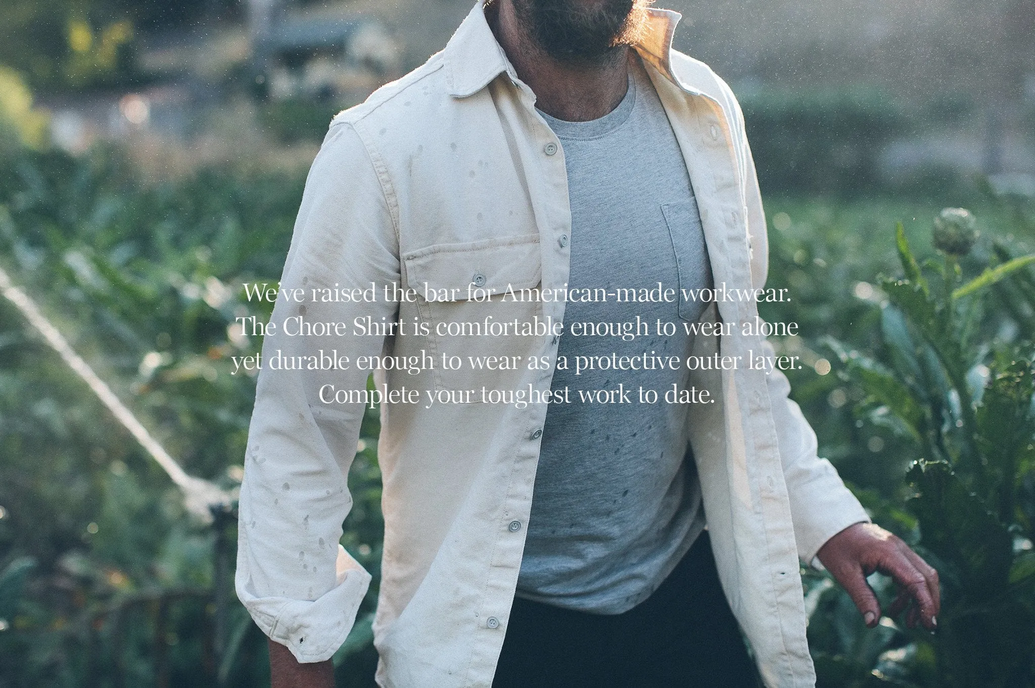 The Chore Shirt in Natural
