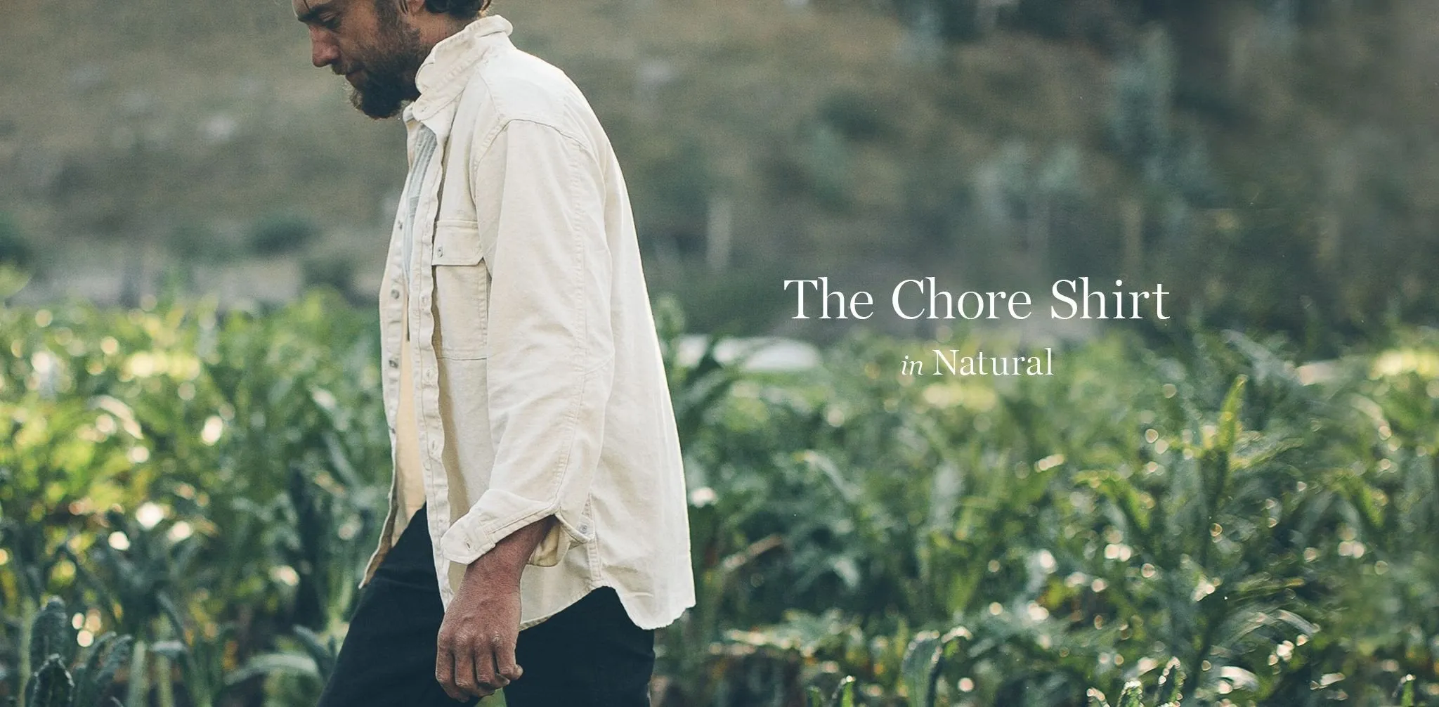 The Chore Shirt in Natural