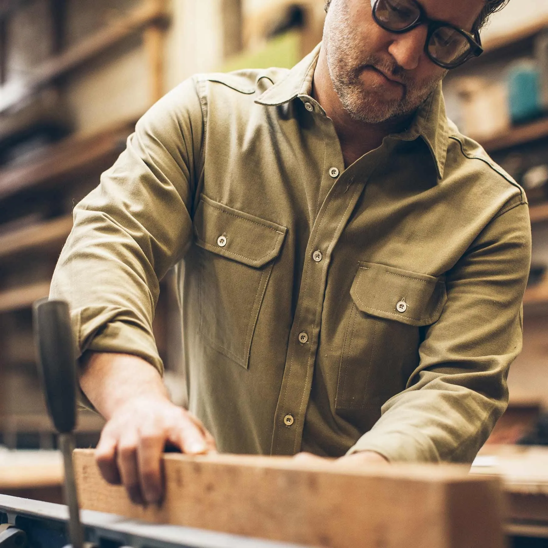 The Chore Shirt in Sage