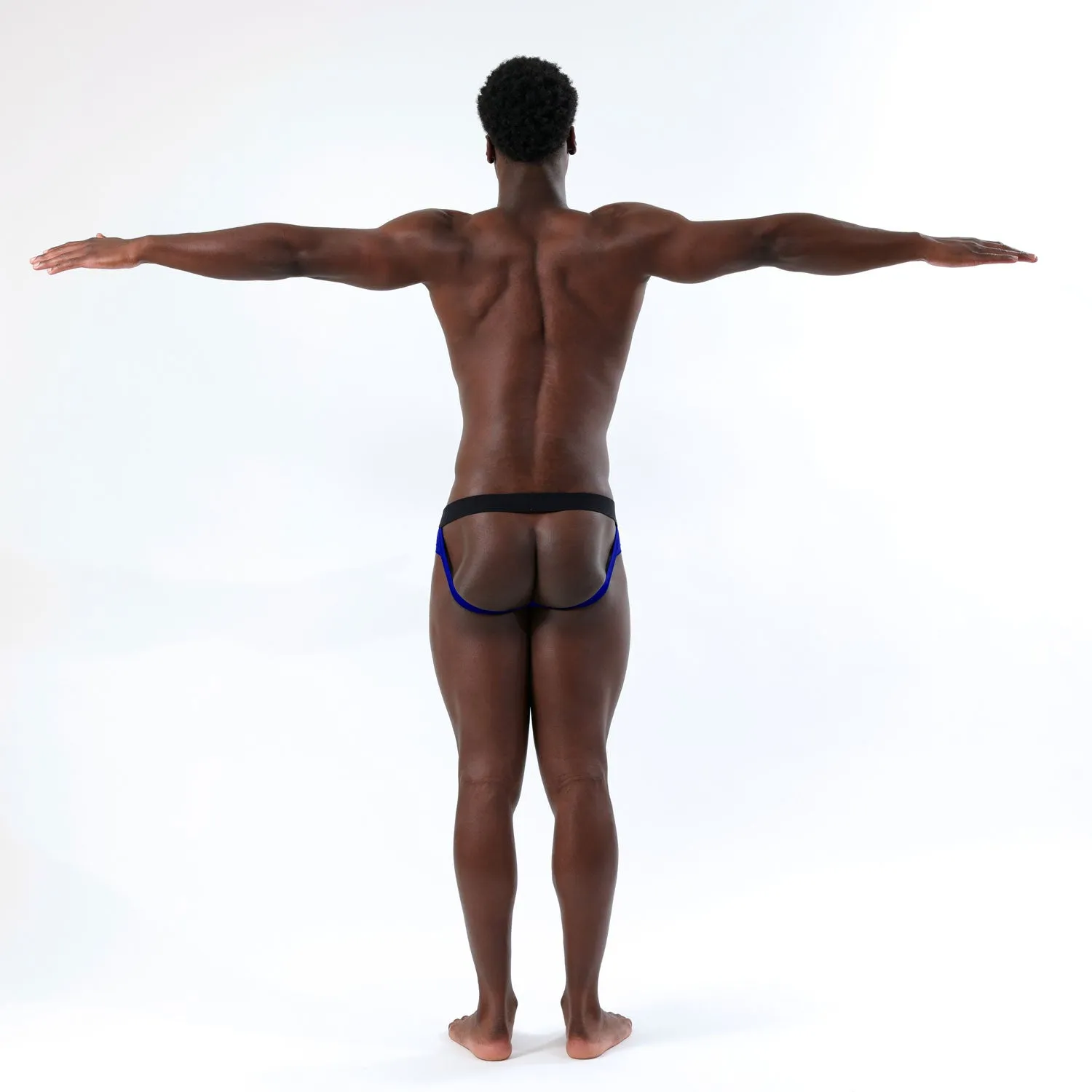 The TBô Surf The Web Blue Jockstrap