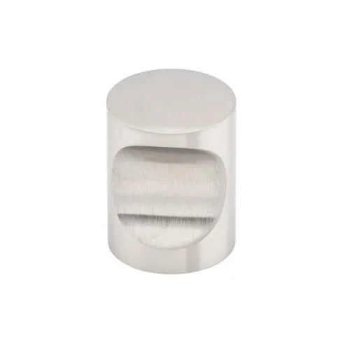 Top Knobs Stainless Indent Knob