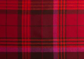 Truffled Temptation Reversible Plaid Wool Coating