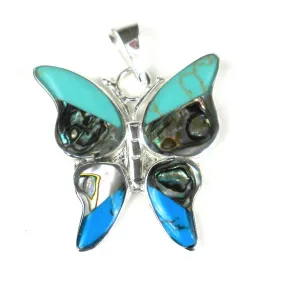 Turquoise Butterfly Pendant Artisana