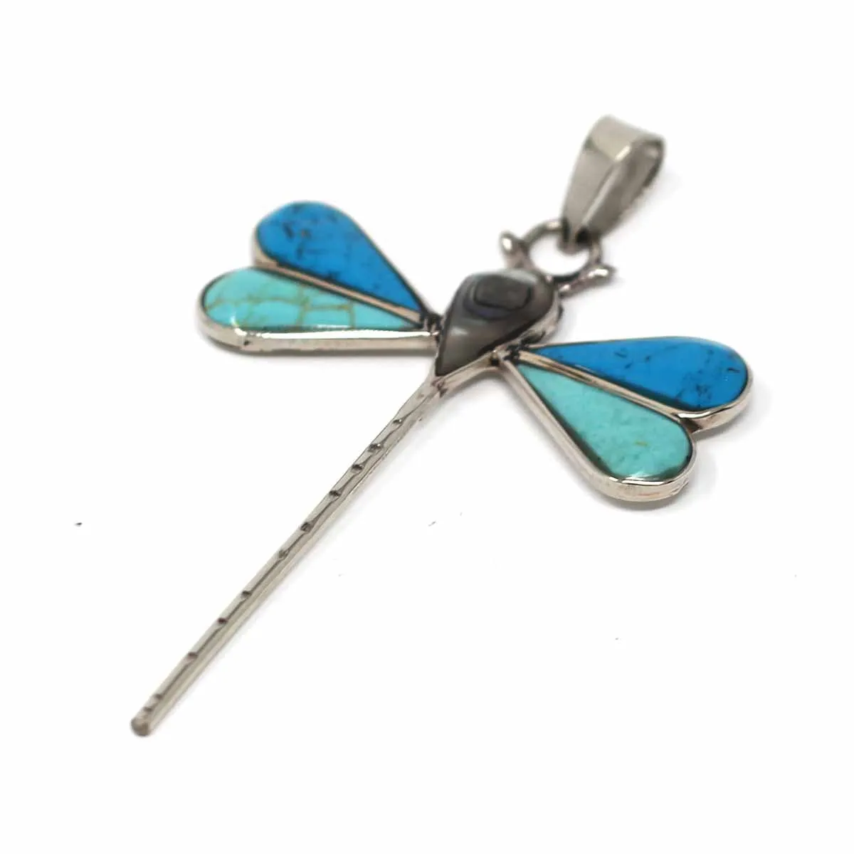 Turquoise Dragonfly Pendant Artisana