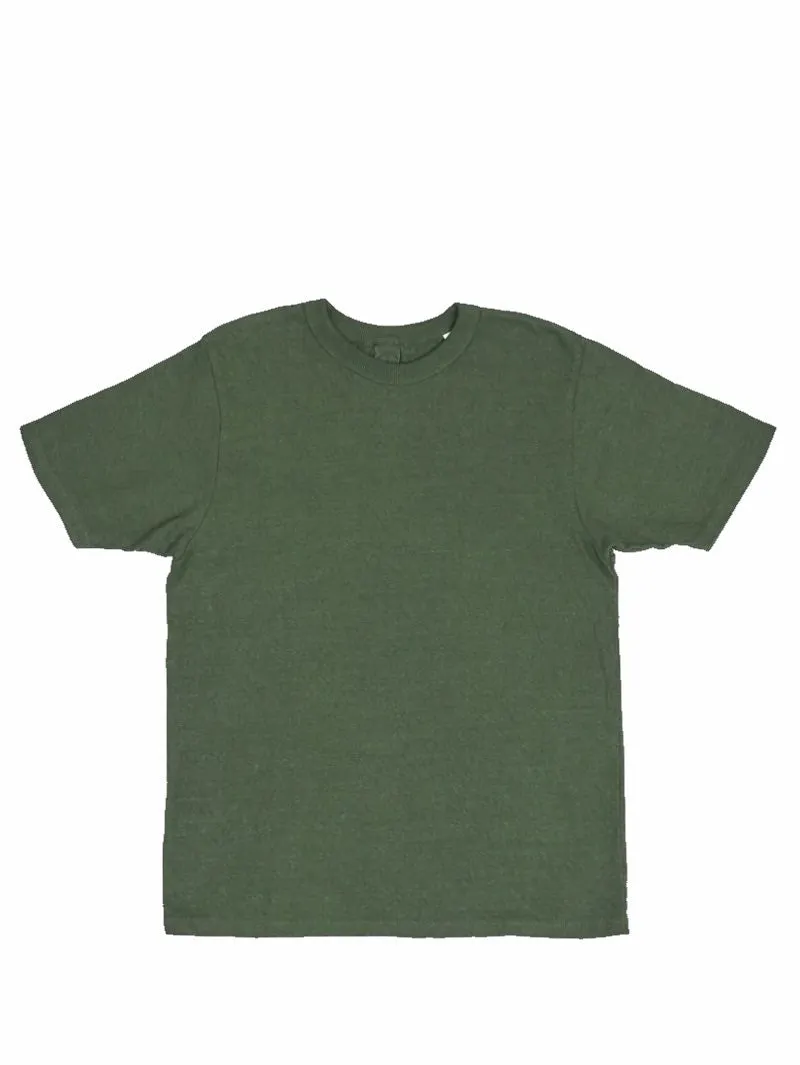 UES Clothing No.8 SLUB Green NEP SHORT SLEEVE T