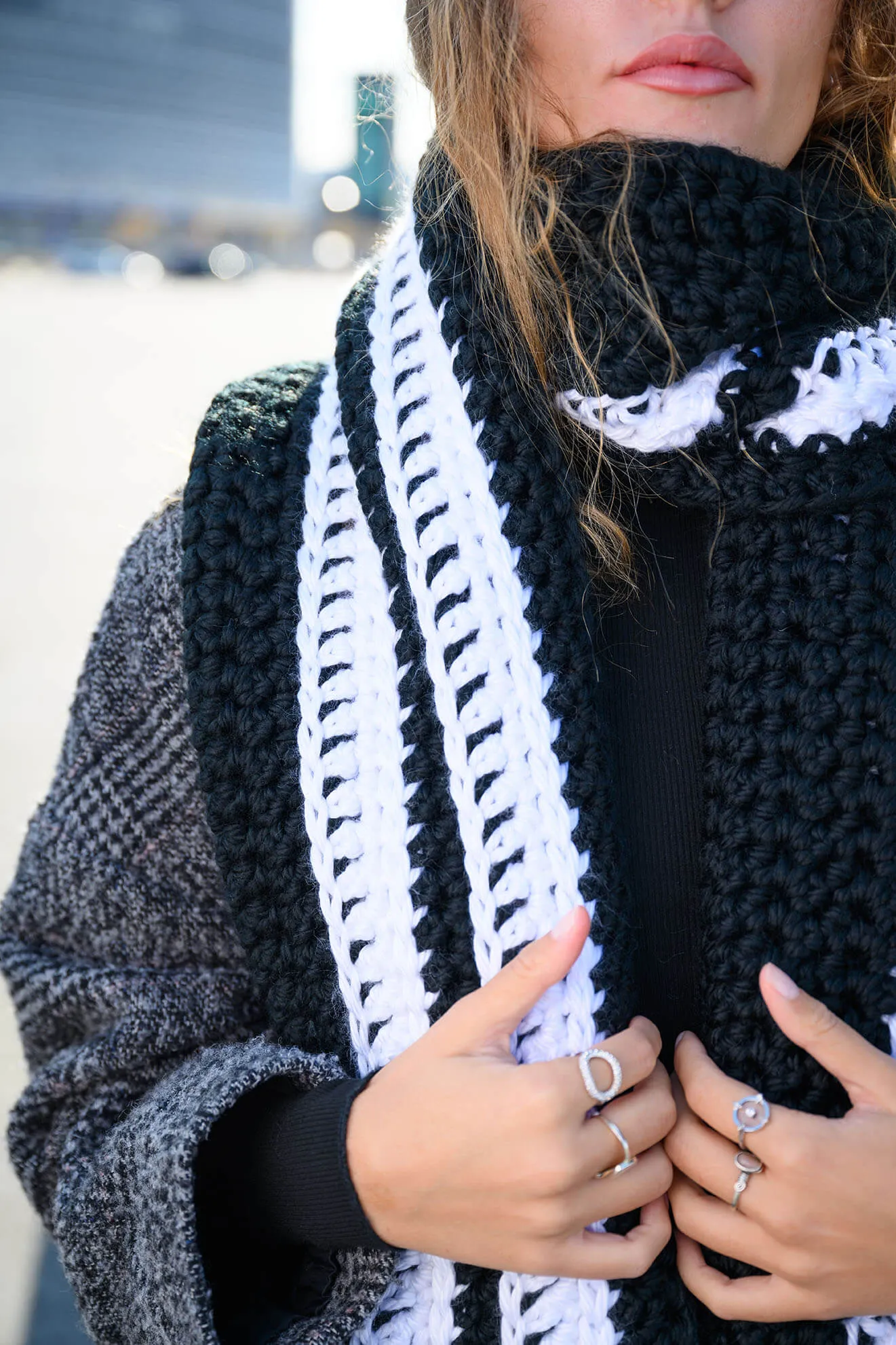 Varsity Scarf (Crochet)