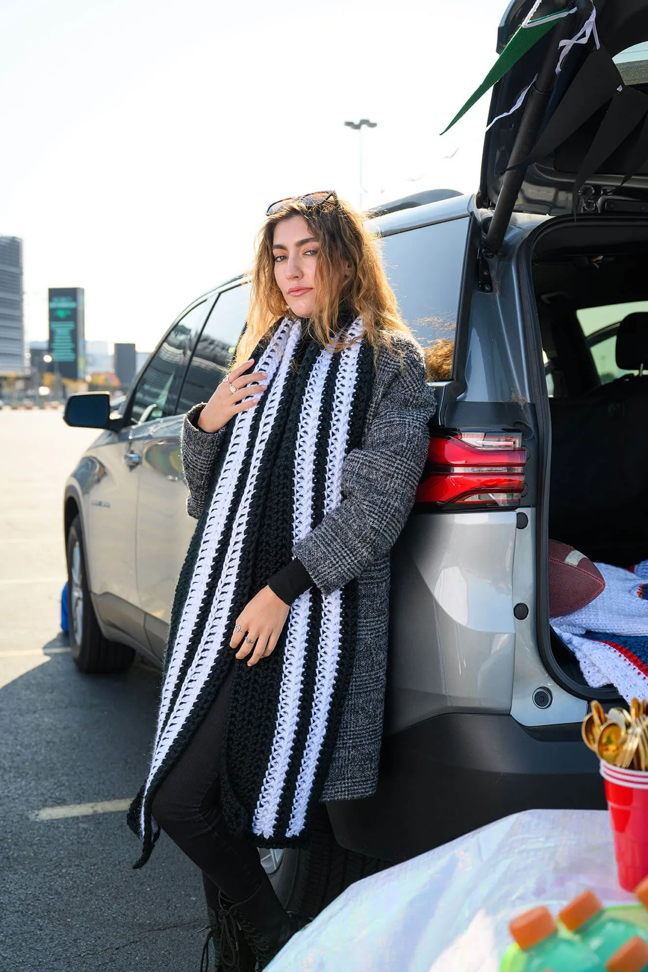 Varsity Scarf (Crochet)