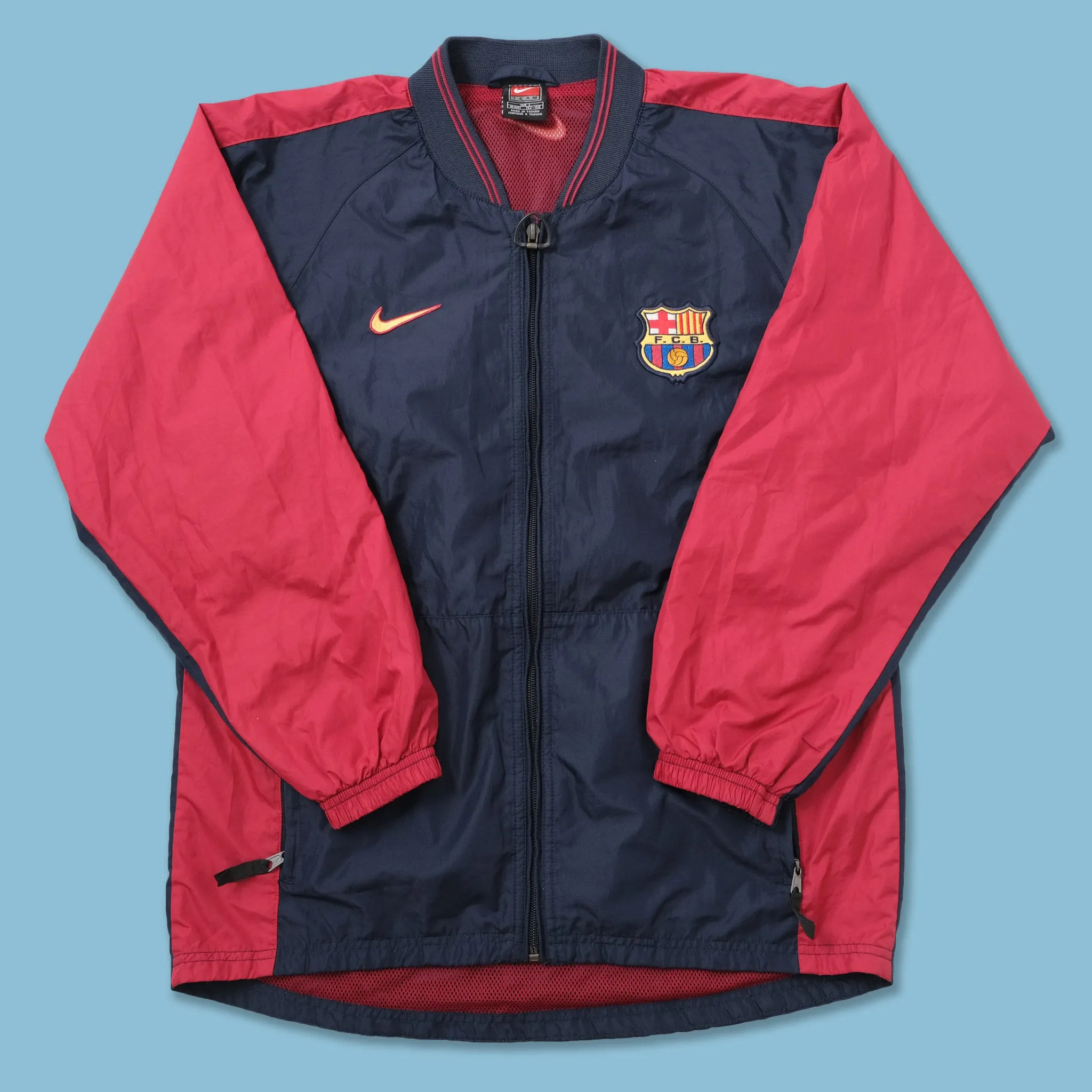 Vintage Nike FC Barcelona Track Jacket Medium / Large