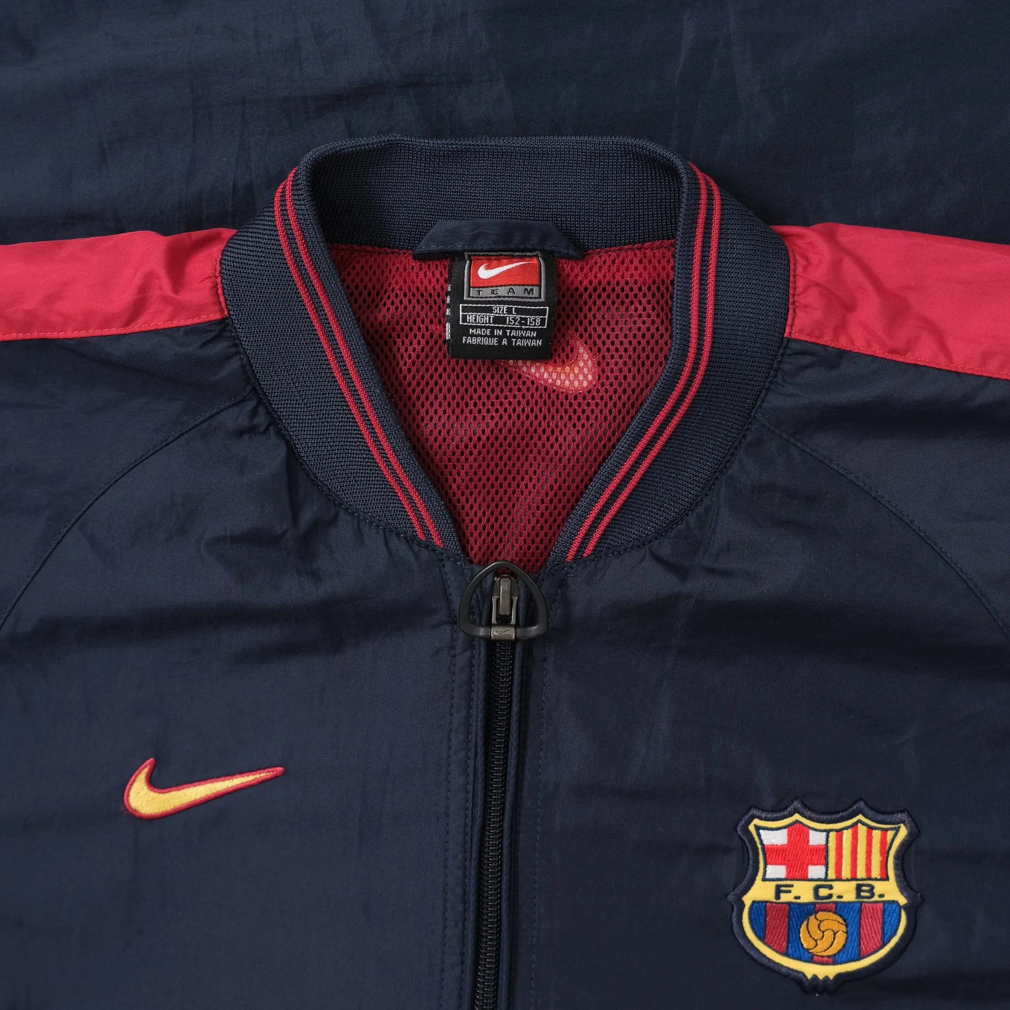 Vintage Nike FC Barcelona Track Jacket Medium / Large
