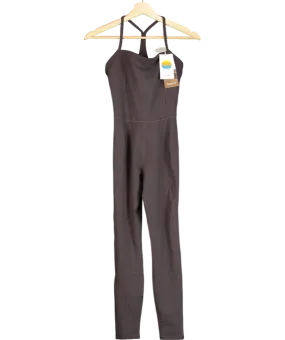 Vuori Brown Bondi Jumpsuit - Sangria UK XS