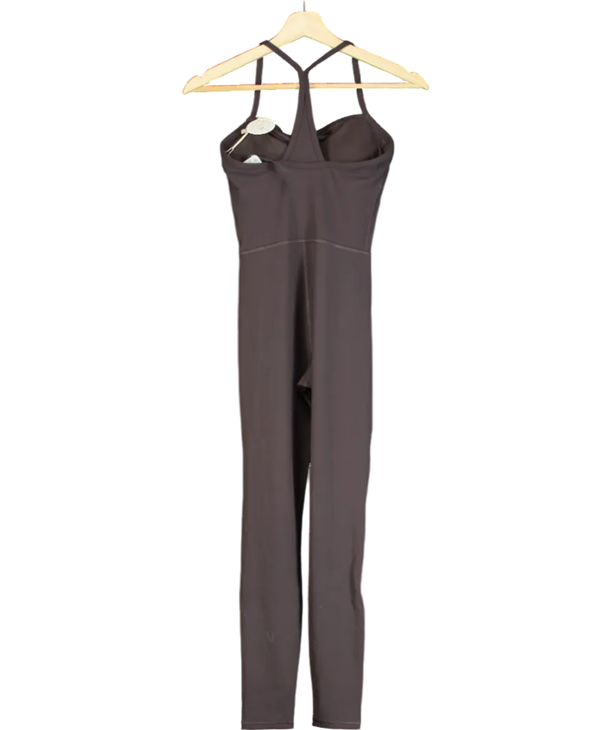 Vuori Brown Bondi Jumpsuit - Sangria UK XS