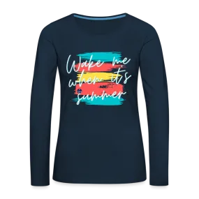 Wake Me When It's Summer Long Sleeve Lake Tee