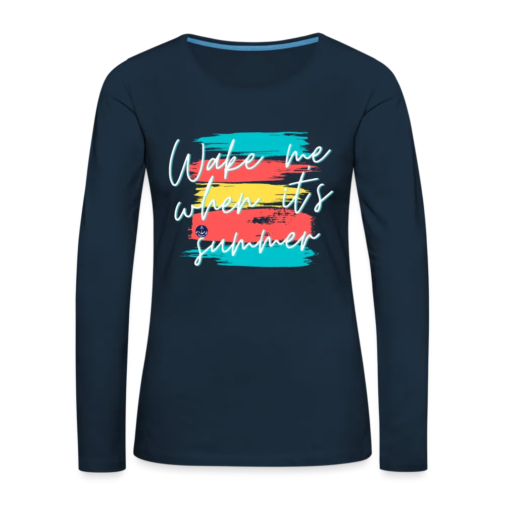 Wake Me When It's Summer Long Sleeve Lake Tee