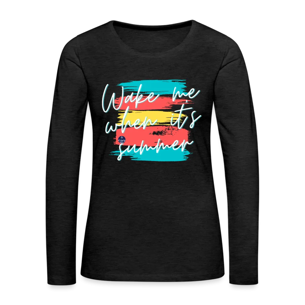 Wake Me When It's Summer Long Sleeve Lake Tee