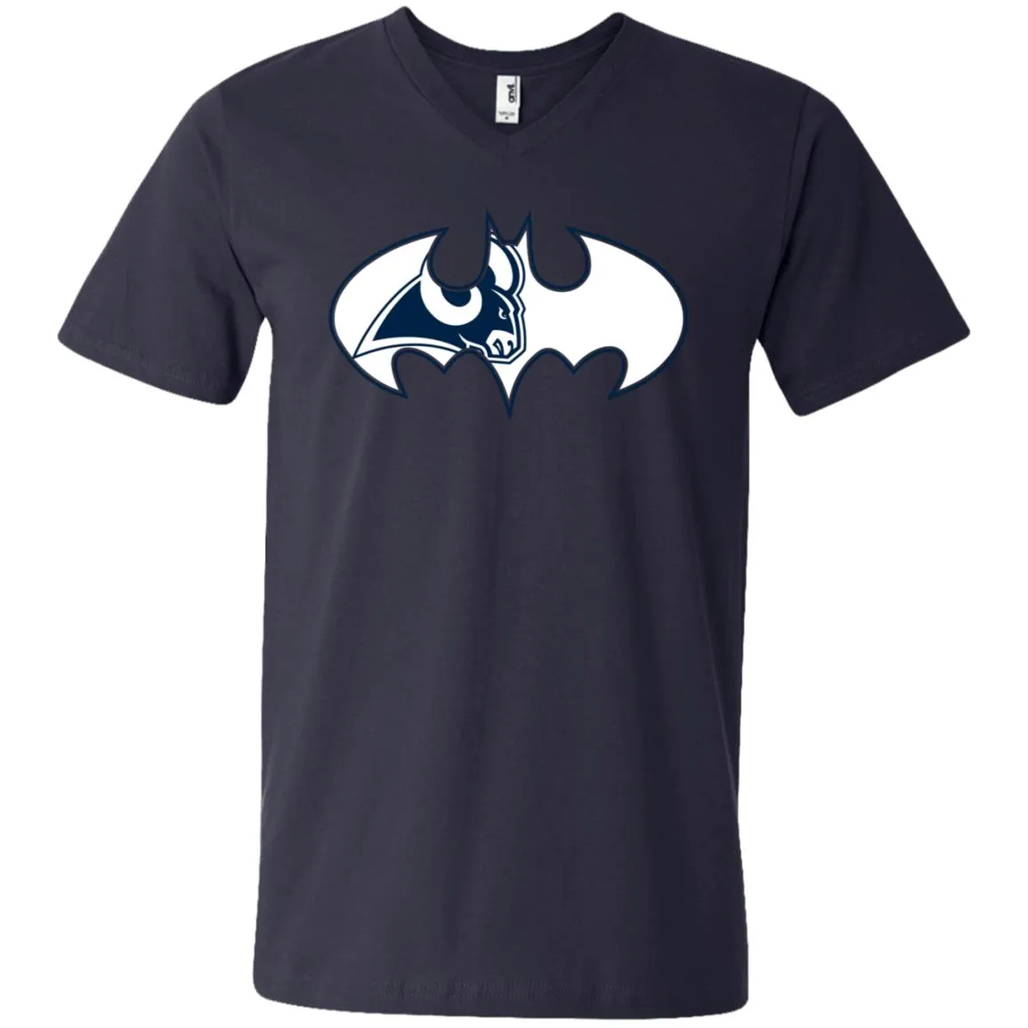We Are The Los Angeles Rams Batman Nfl Mashup Men V-Neck T-Shirt