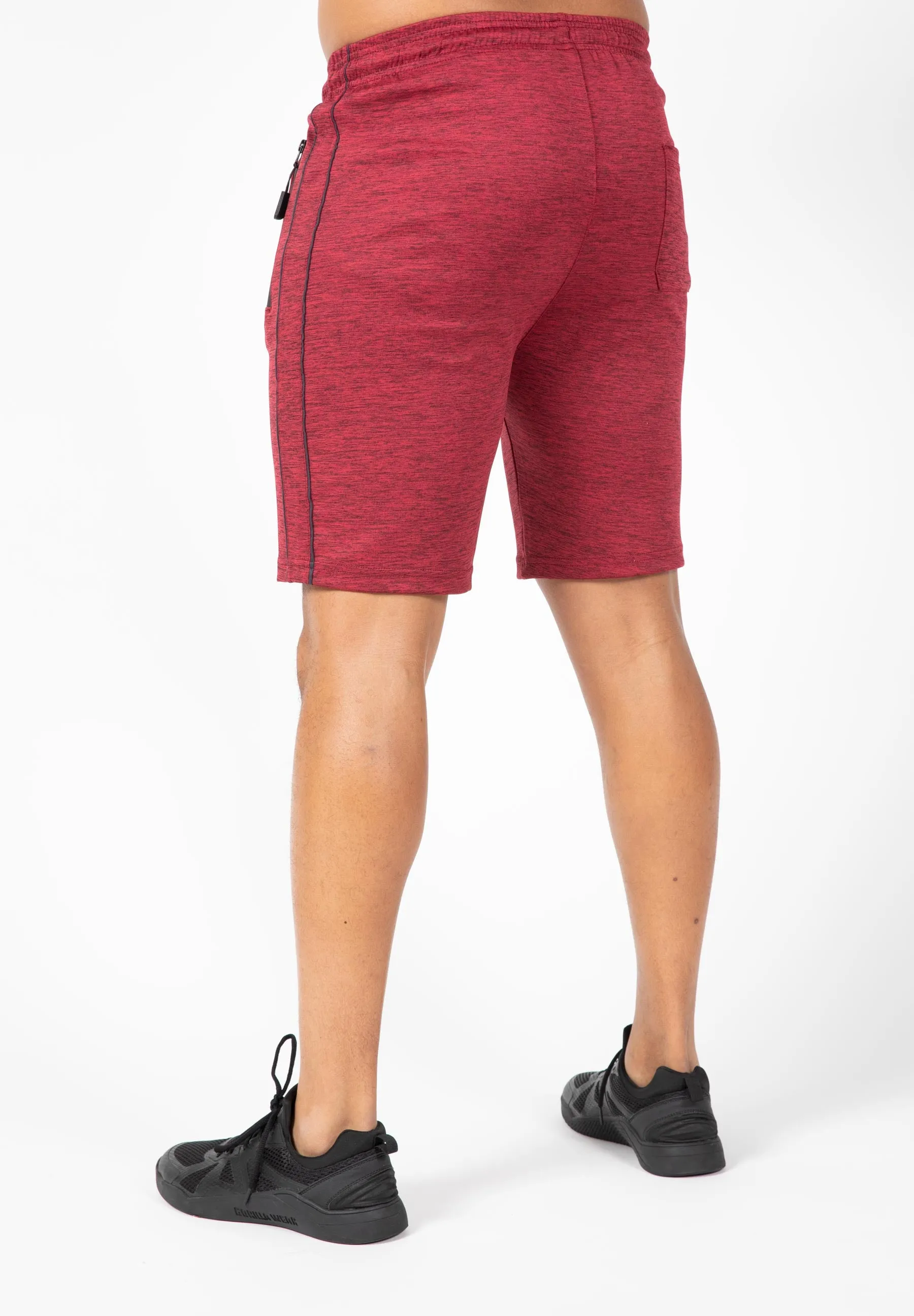 Wenden Track Shorts - Burgundy Red