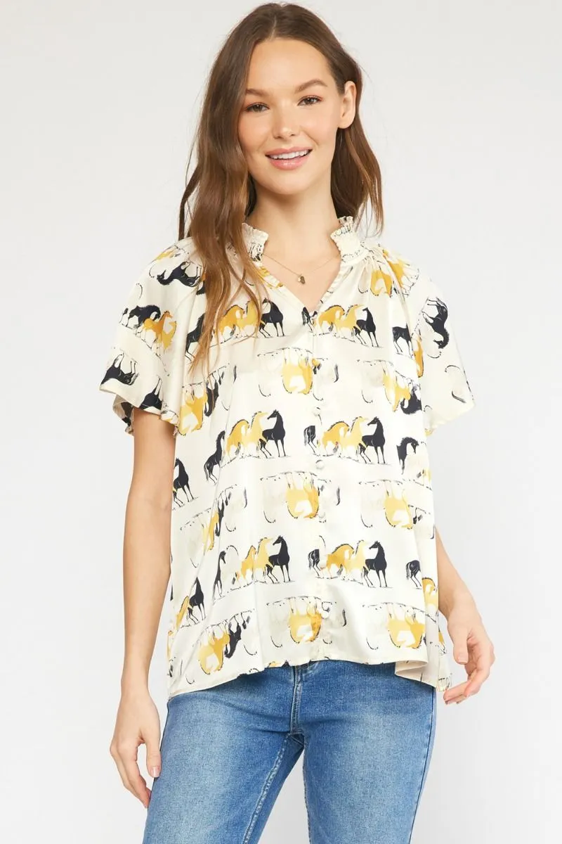 Wild Horses Top