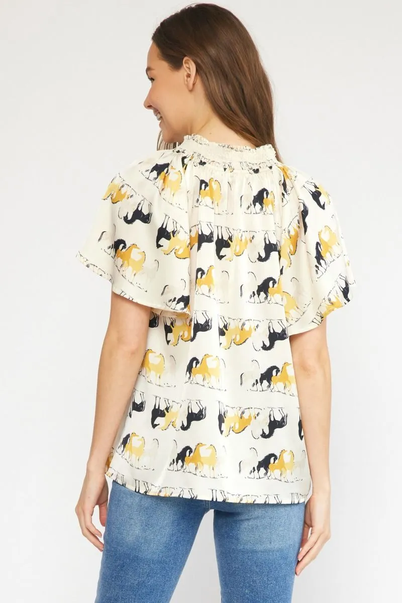 Wild Horses Top