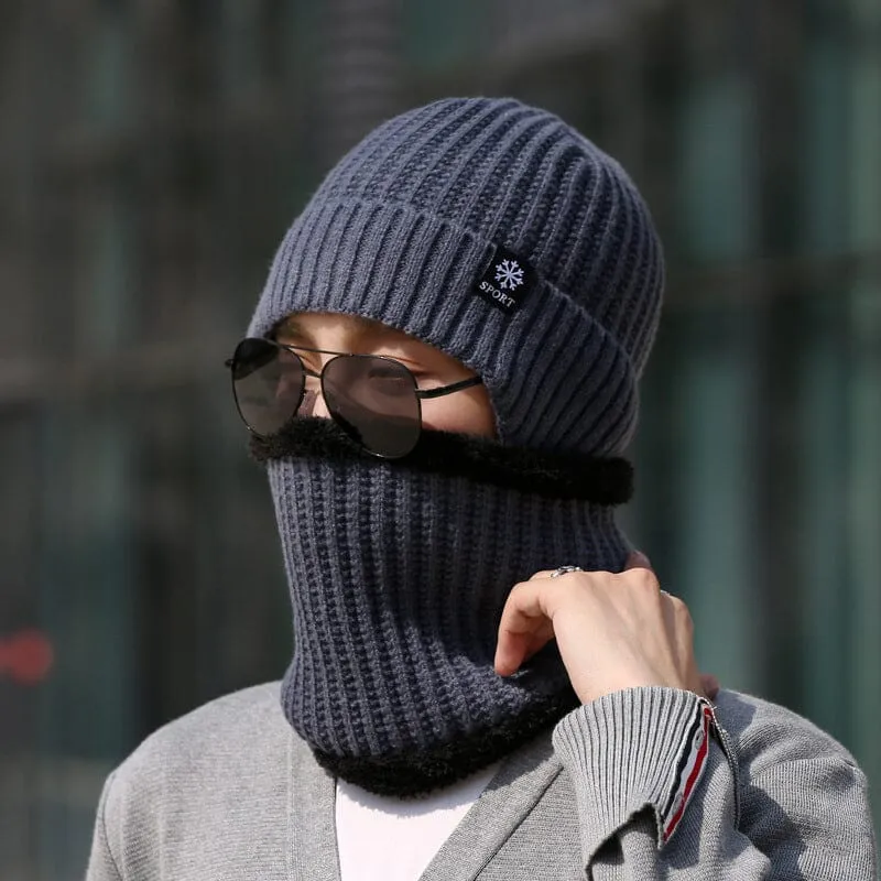 Winter Beanie Hat Scarf Sets Warm Knit Hat