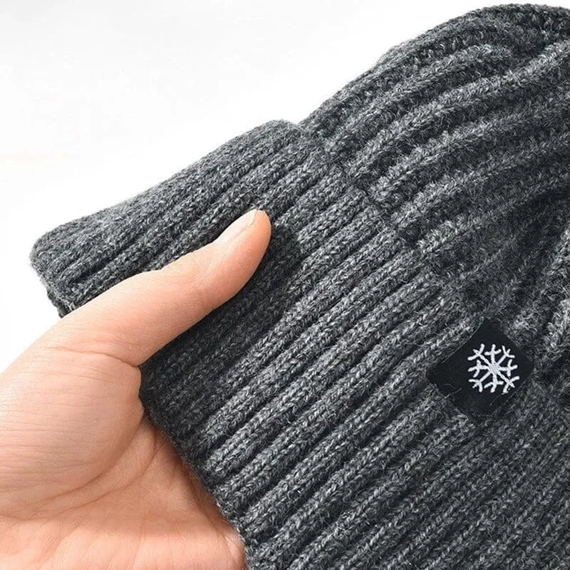 Winter Beanie Hat Scarf Sets Warm Knit Hat