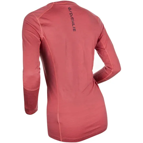 Women's Active Wool Long Sleeve (Dusty Red)