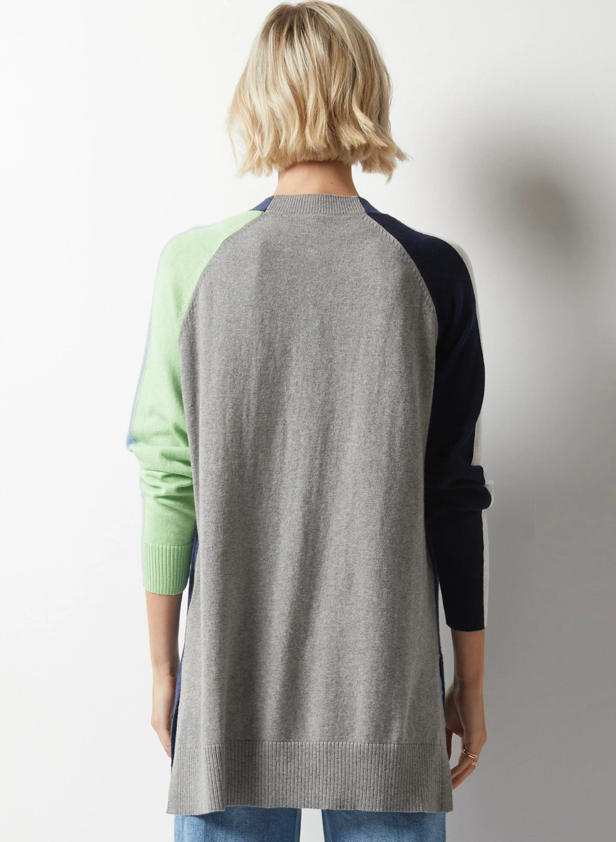 Zaket & Plover - College Cardigan - Denim Combo