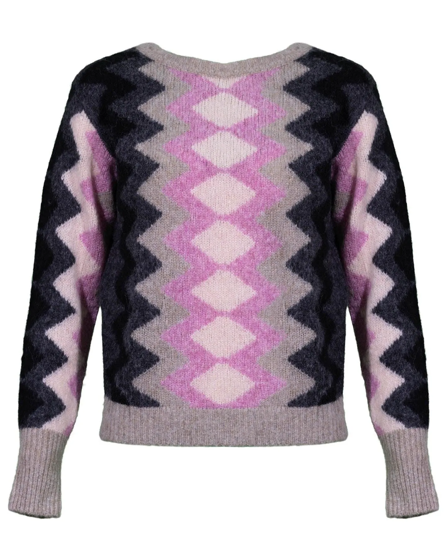 Zig Zag Print Knit