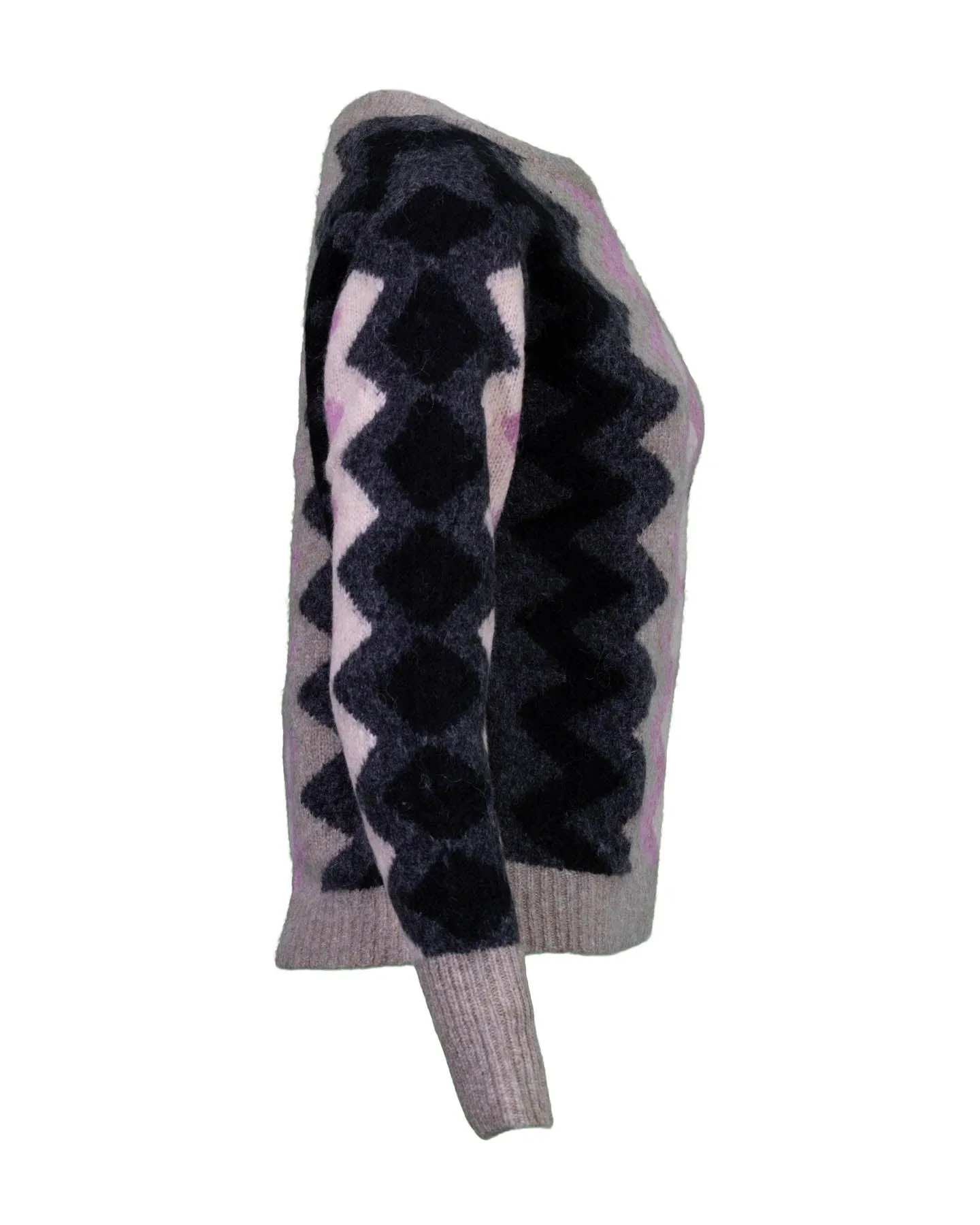 Zig Zag Print Knit