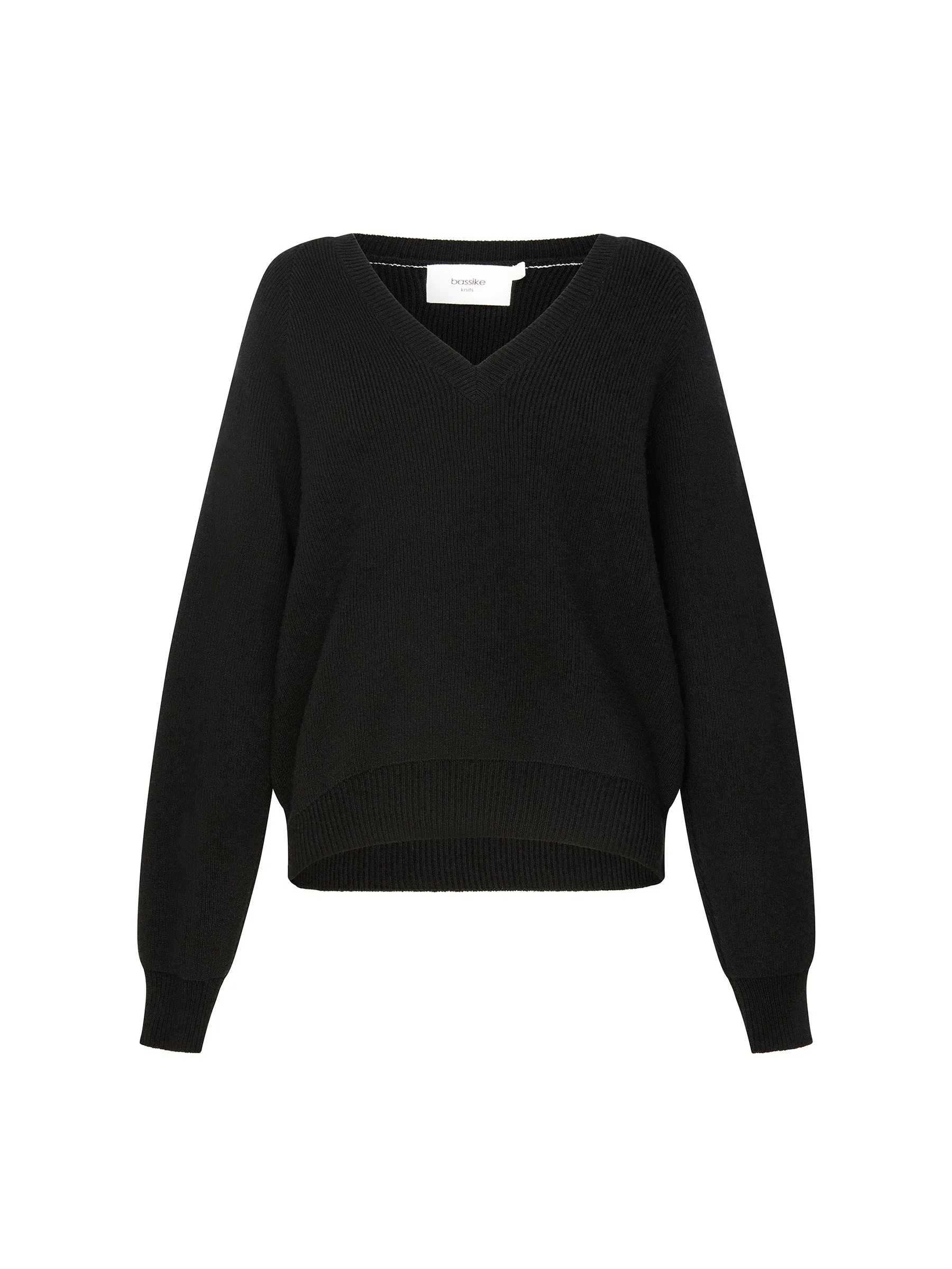zip detail v neck knit