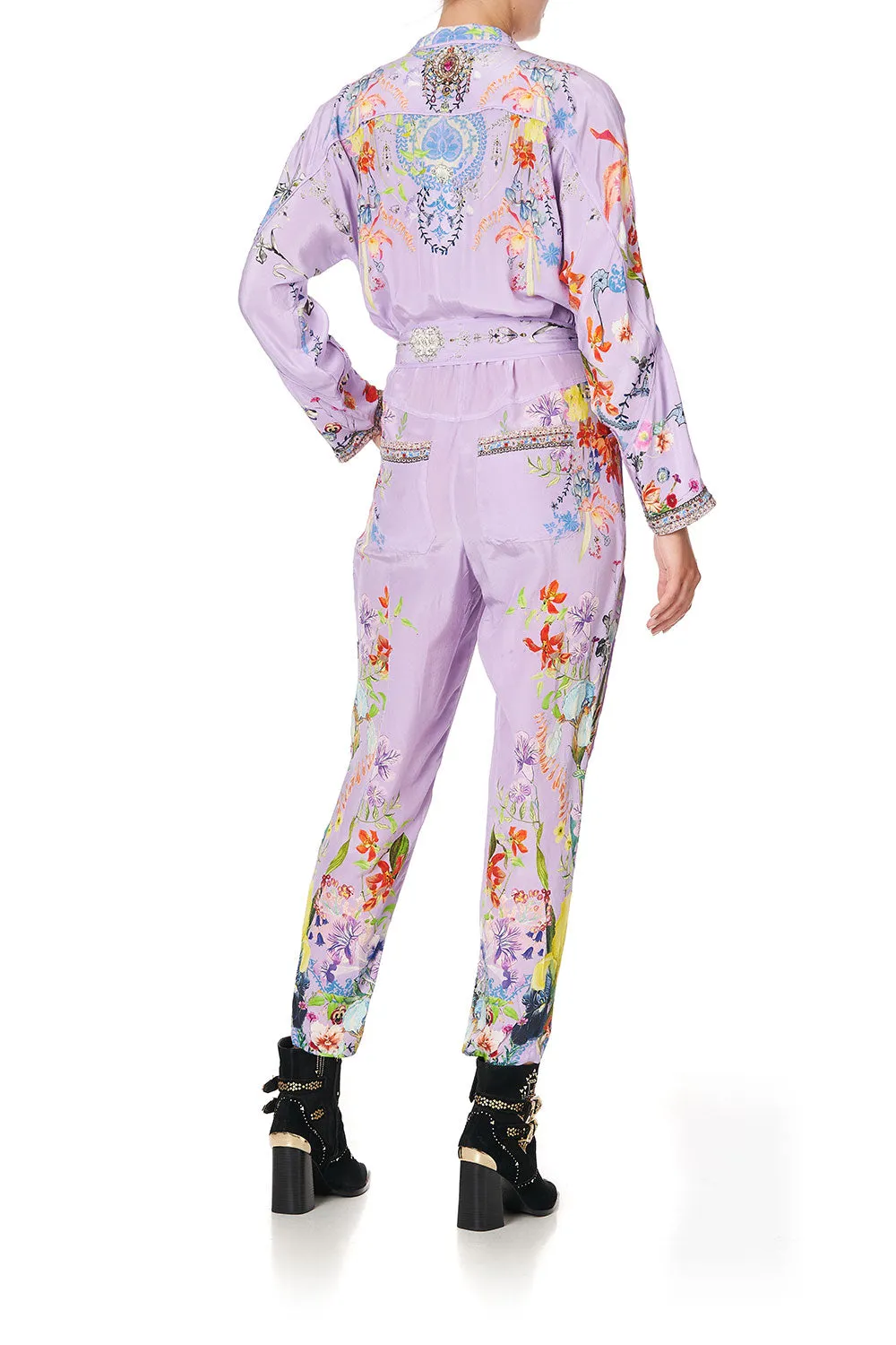 ZIP FRONT PANEL JUMPSUIT AT FIRST SIGHT