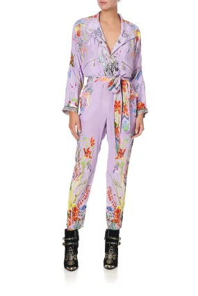 ZIP FRONT PANEL JUMPSUIT AT FIRST SIGHT